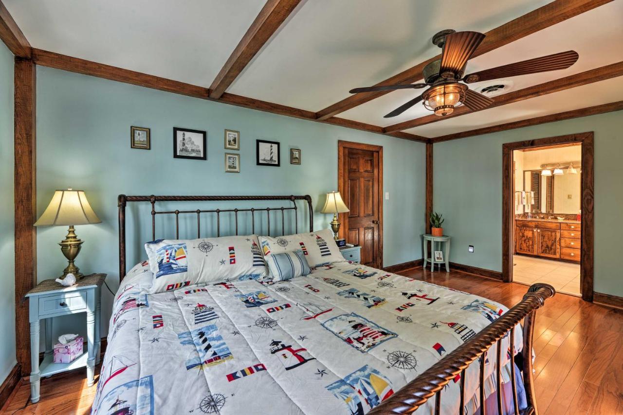 Bayfront Blounts Creek Home Private Beach And Dock! Whichard Beach Екстериор снимка
