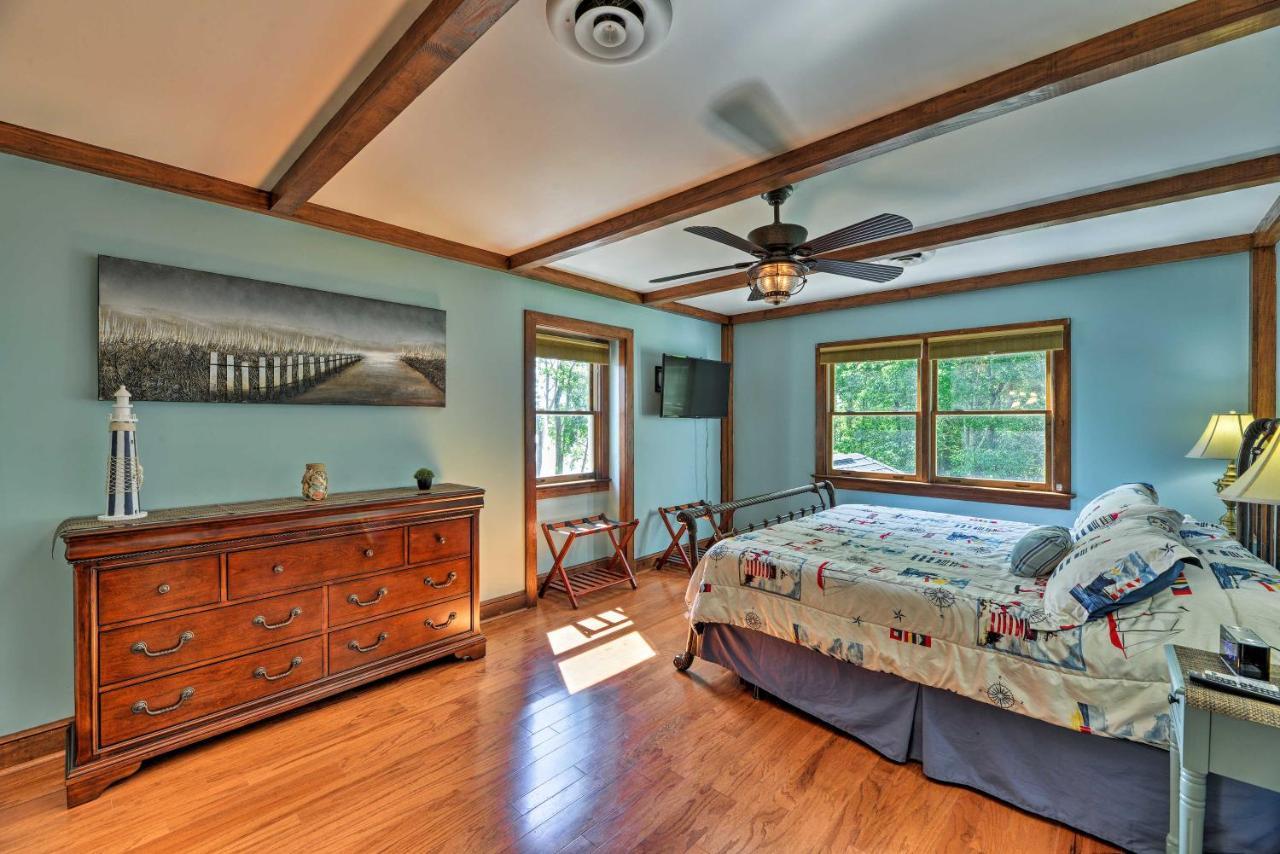 Bayfront Blounts Creek Home Private Beach And Dock! Whichard Beach Екстериор снимка