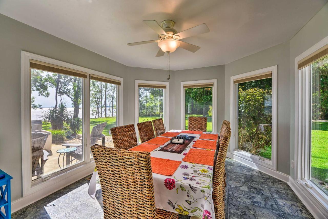 Bayfront Blounts Creek Home Private Beach And Dock! Whichard Beach Екстериор снимка