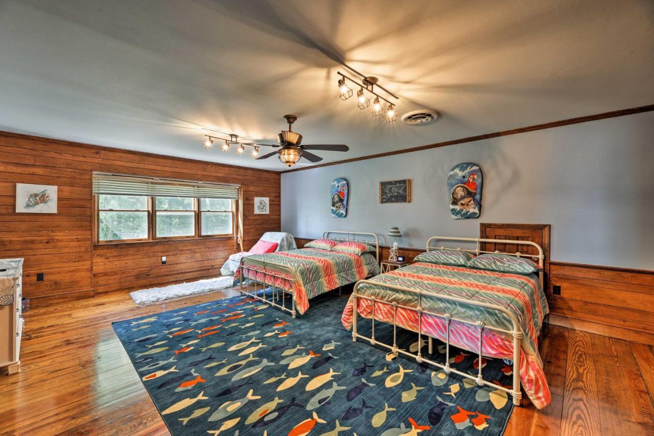 Bayfront Blounts Creek Home Private Beach And Dock! Whichard Beach Екстериор снимка